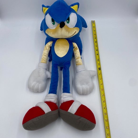 Sonic the Hedgehog Plush 24" Stuffed Animal Toy Doll Blue Skinny Legs Arms - Picture 6 of 6